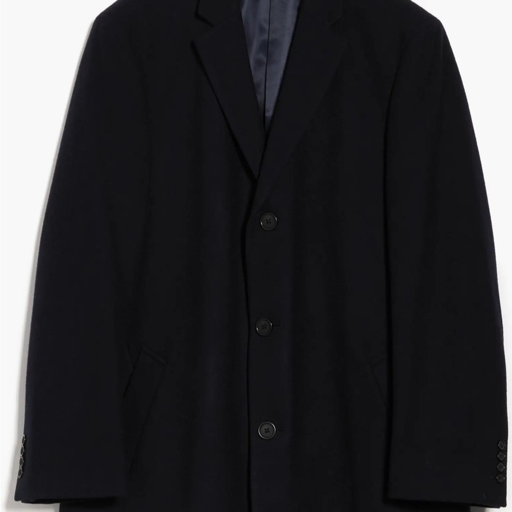 Hart Schaffner Marx Navy Pea Coat Sz 38R